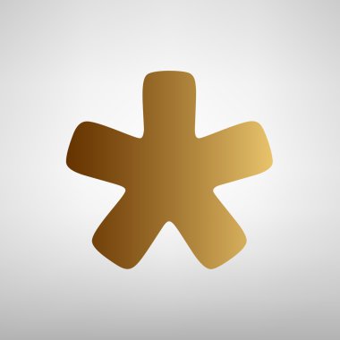 Yıldız yıldız işareti.