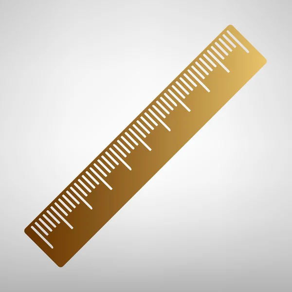 Centimeter ruler sign — Stock Vector