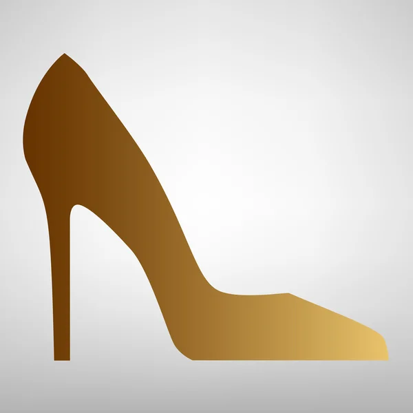 Señal de zapato mujer — Archivo Imágenes Vectoriales