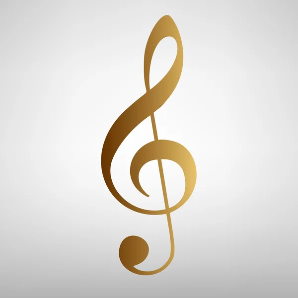 Знак клепки музичної скрипки — стоковий вектор