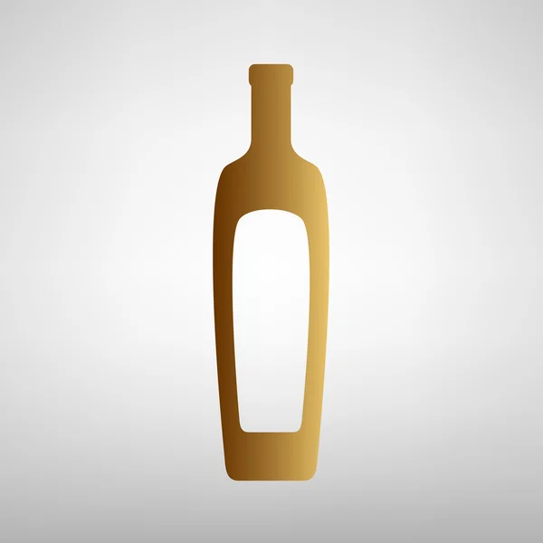 Olivenölflaschenschild — Stockvektor