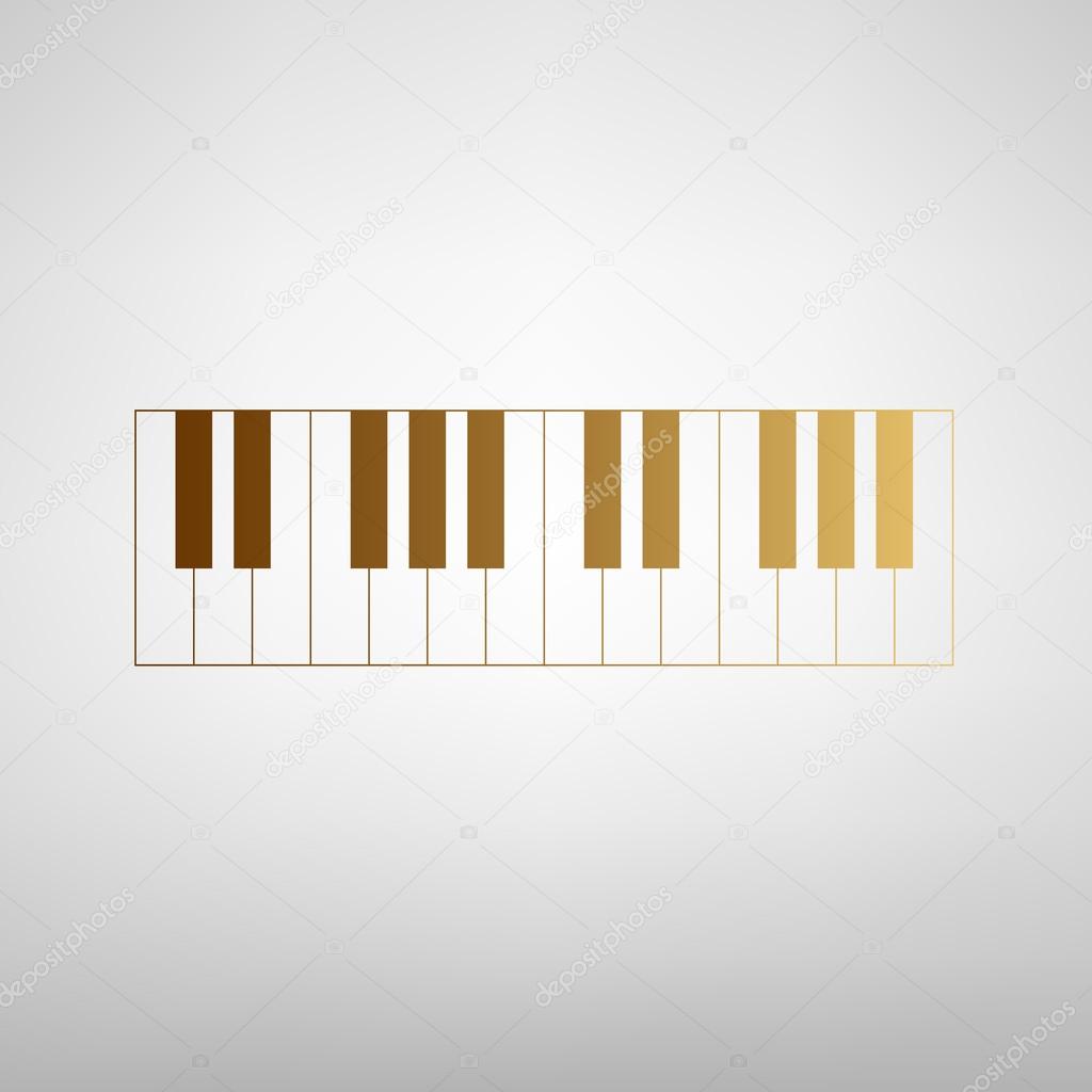 Piano Keyboard sign