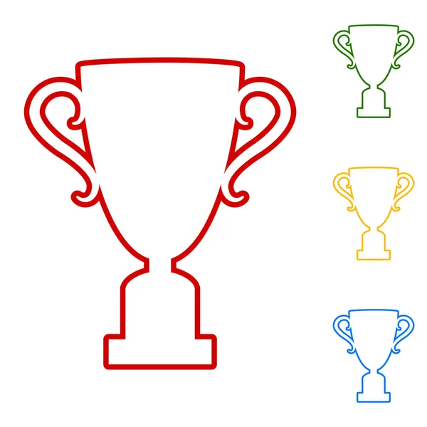 Champions CupChampions Cup. Set of line icons — Stock Vector