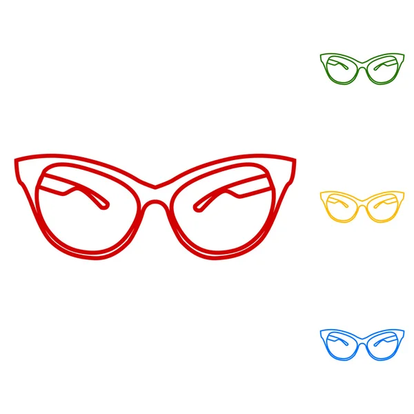 Ilustración vectorial de gafas de sol con estilo — Vector de stock