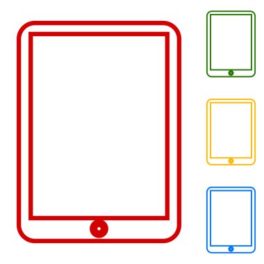 vektör bilgisayar tablet