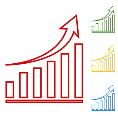 Büyüyen grafik vektör