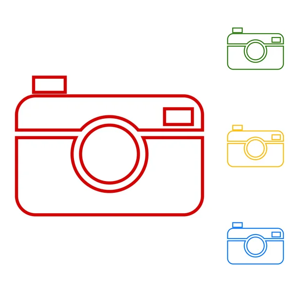 Digitale fotocamera — Stockvector