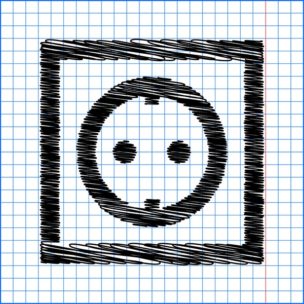 Prise électrique signe — Image vectorielle