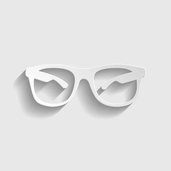 Trans003Señal de gafas de sol. Estilo de papel ico79 — Vector de stock