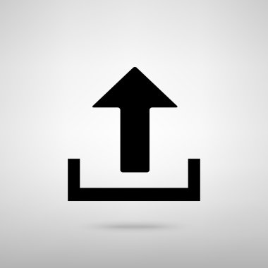 İşareti yükleyin. Vektör çizim