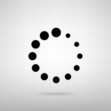 Dairesel yükleme işareti