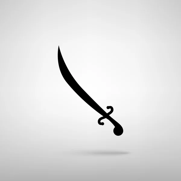 Signo de espada. Ilustración vectorial — Vector de stock