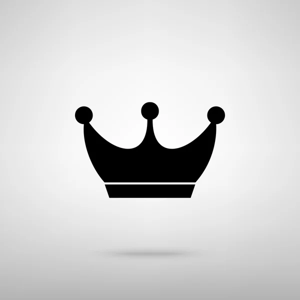 Király a koronát jel — Stock Vector