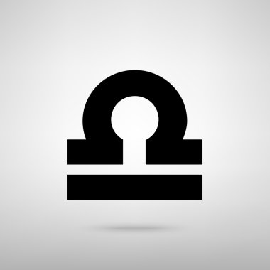 Terazi üye. Vektör çizim