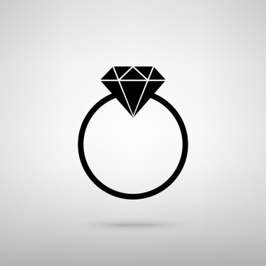 Elmas işareti. Vektör çizim