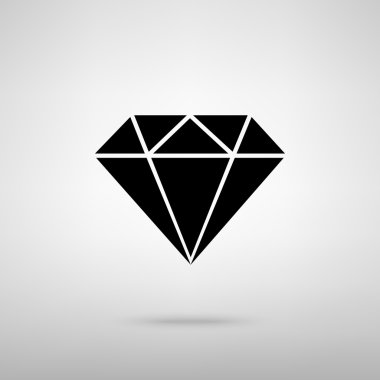 Elmas işareti. Vektör çizim