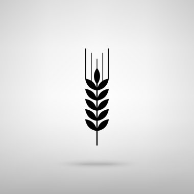 Buğday işareti. Vektör çizim