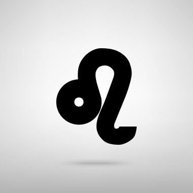 Leo işareti. Vektör çizim