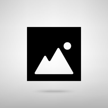 Görüntü işareti. Vektör çizim