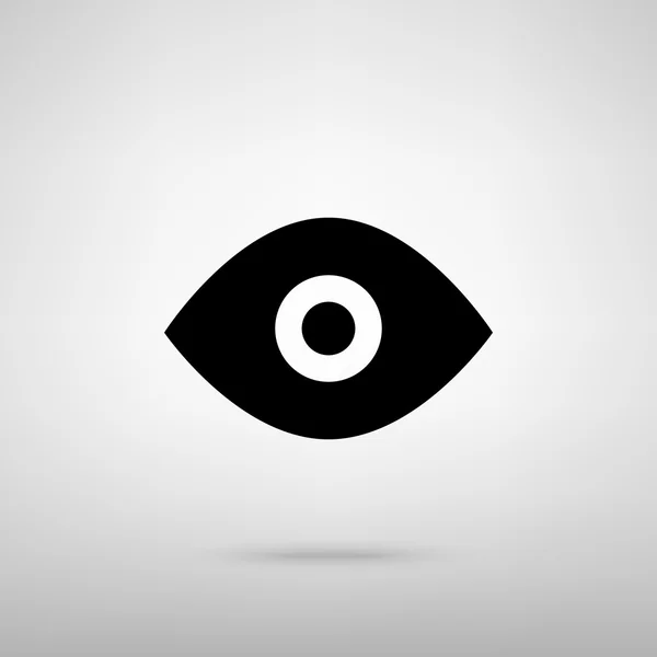 Знак глаза. Векторная иллюстрация — стоковый вектор