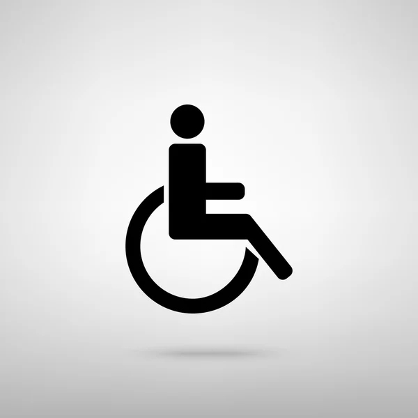 Segno di disabilita '. Illustrazione vettoriale — Vettoriale Stock