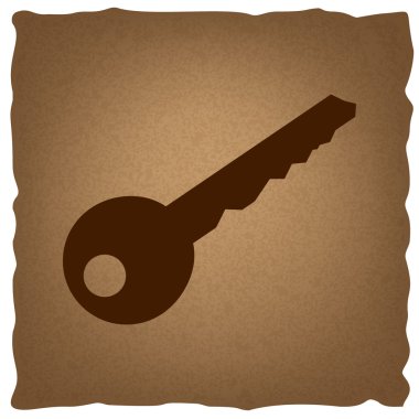 Anahtar işareti. Vintage etkisi