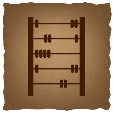 Retro abacus işareti