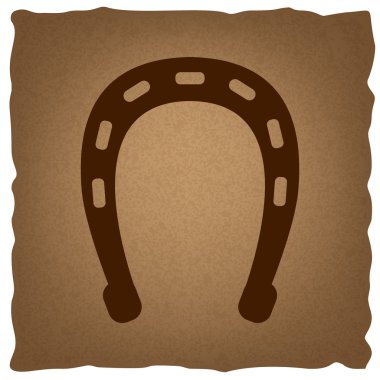 Nal işareti. Vintage etkisi