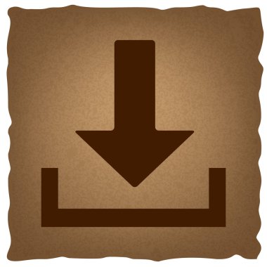 İşareti indirin. Vintage etkisi