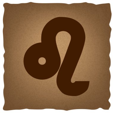 Leo işareti. Vintage etkisi