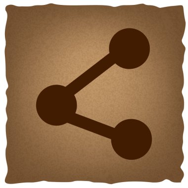 İşareti paylaşmak. Vintage etkisi