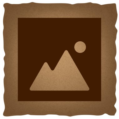 Görüntü işareti. Vintage etkisi