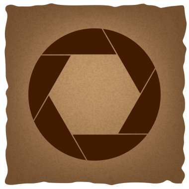 Fotoğraf işareti. Vintage etkisi