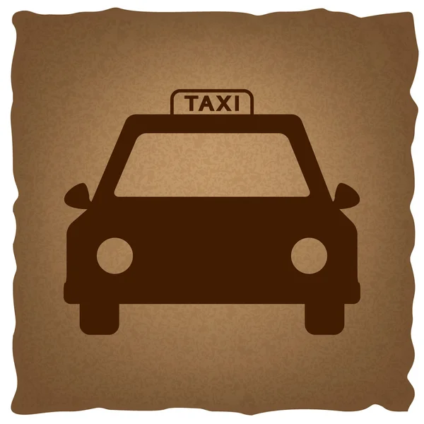 Taxi jele. Vintage effect — Stock Vector