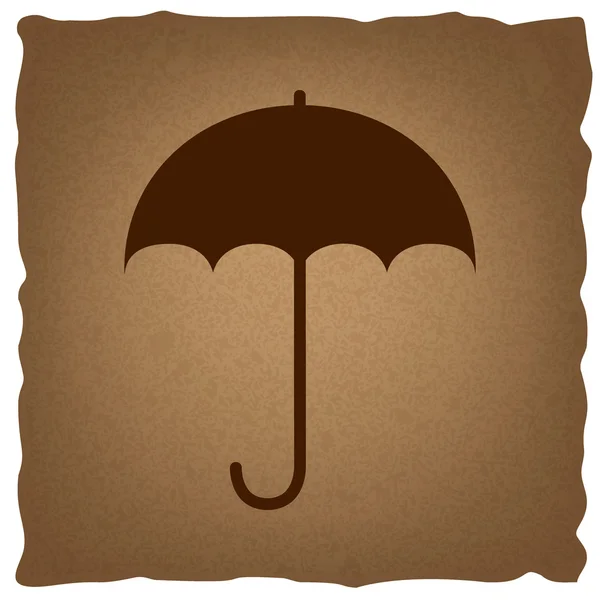 Ícone de sinal guarda-chuva — Vetor de Stock