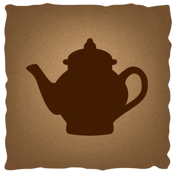 Tea maker sign — Stock Vector