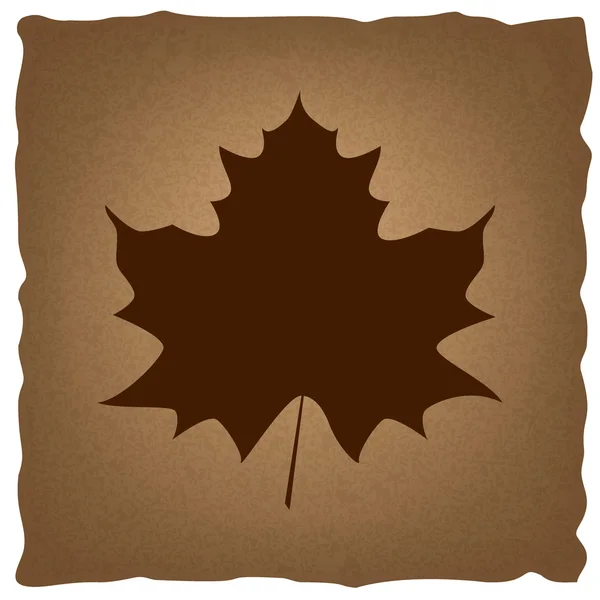 Tanda daun Maple - Stok Vektor