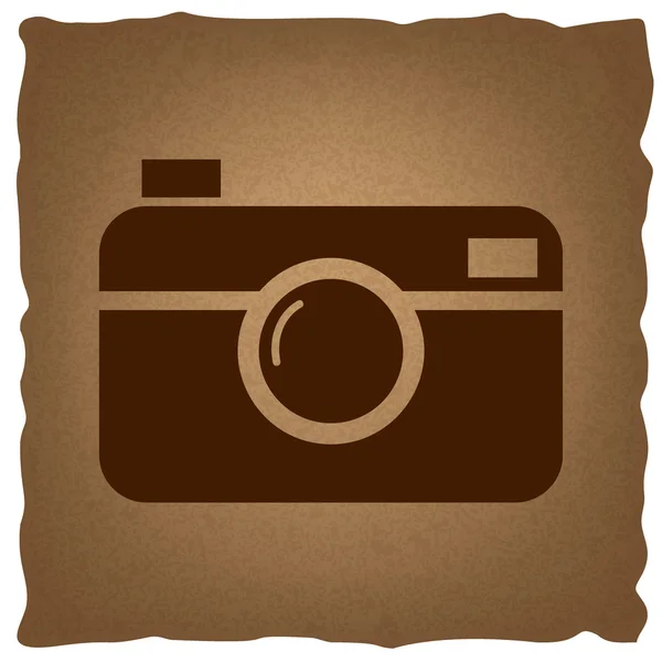Cyfrowa ikona aparatu fotograficznego — Wektor stockowy
