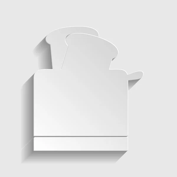 Icône simple grille-pain — Image vectorielle