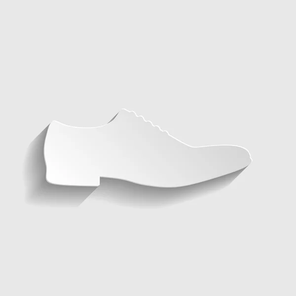 Männer Schuhe Ikone — Stockvektor