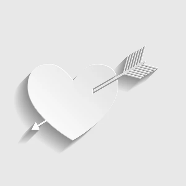 Icono de corazón de flecha — Archivo Imágenes Vectoriales