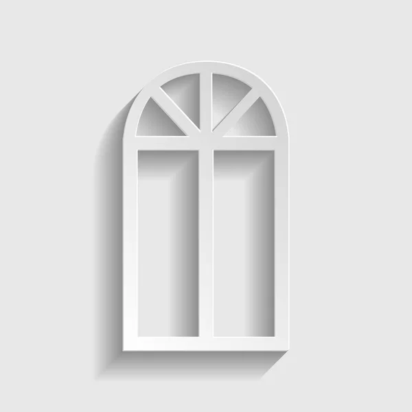 Fenêtre icône simple — Image vectorielle