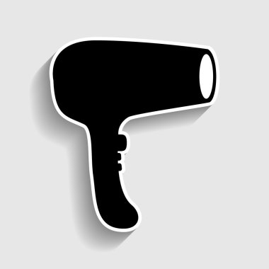 Saç kurutma makinesi işareti