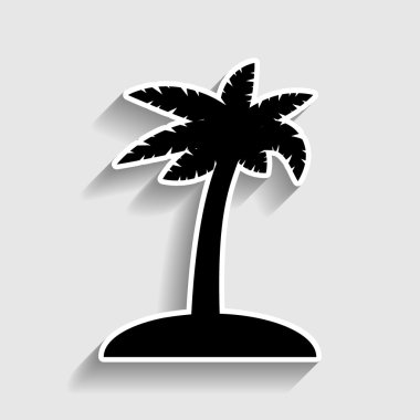 Hindistan cevizi hurma ağacı işareti