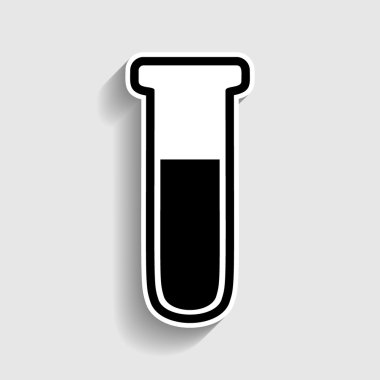 Tüp simgesi. Etiket stil ikonu