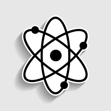 Atom işareti. Etiket stil ikonu