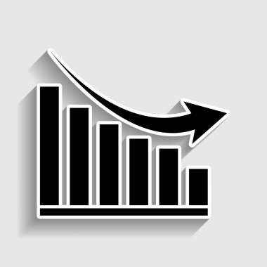 Azalan grafik işareti