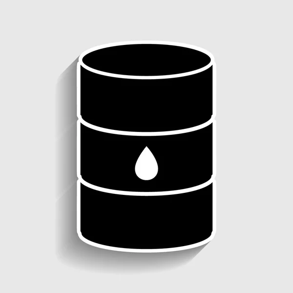 Segno del barile dell'olio — Vettoriale Stock