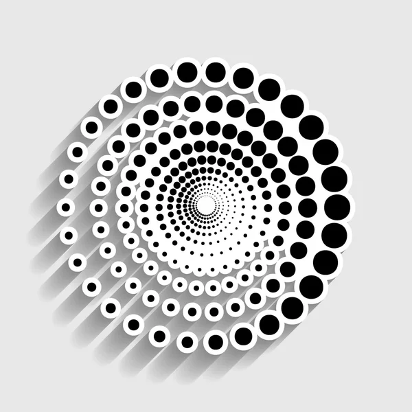 Signo de círculos de tecnología abstracta — Archivo Imágenes Vectoriales