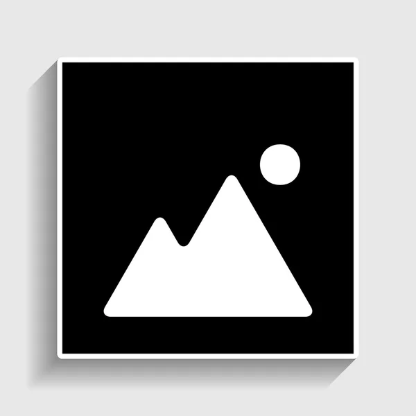Görüntü işareti. Etiket stil ikonu — Stok Vektör